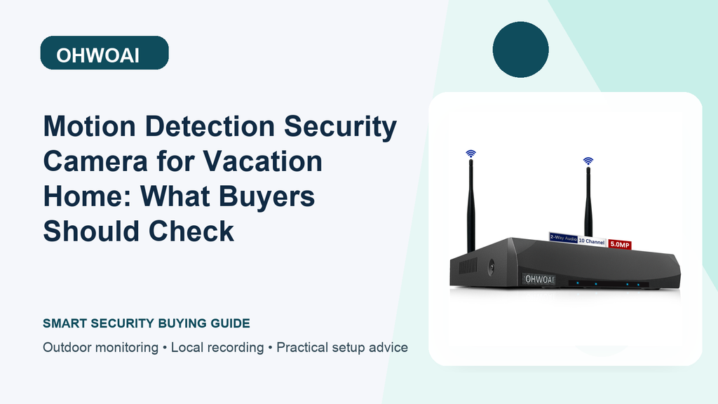 Motion Detection Security Camera Buying Guide for Vacation Home: Mounting Surface | OHWOAI