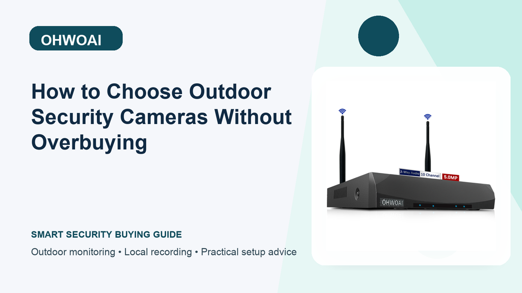 How to Choose Outdoor Security Cameras Without Overbuying
