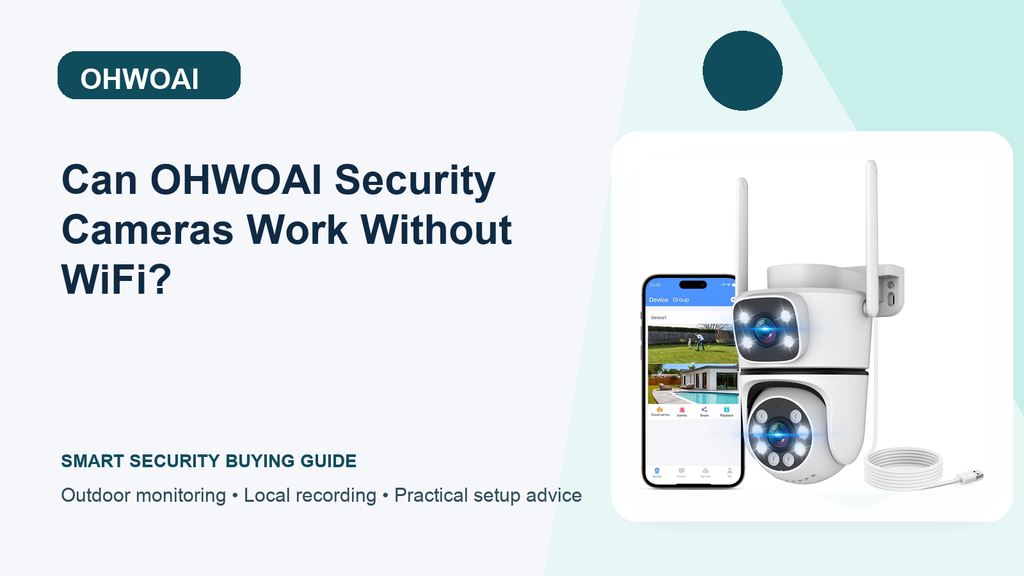 Can OHWOAI Security Cameras Work Without WiFi?