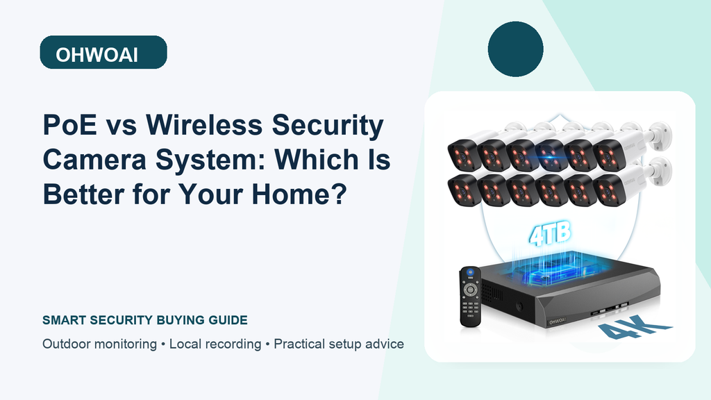 PoE vs Wireless Security Camera System: Which Is Better for Your Home?
