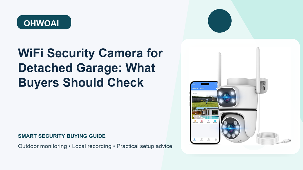 WiFi Security Camera at Detached Garage: Camera Position Basics