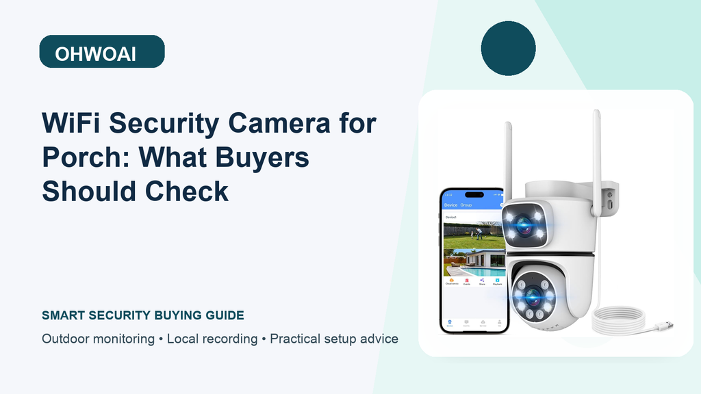 No-Subscription WiFi Security Camera for the Porch: Local Recording Options and Farm Gates