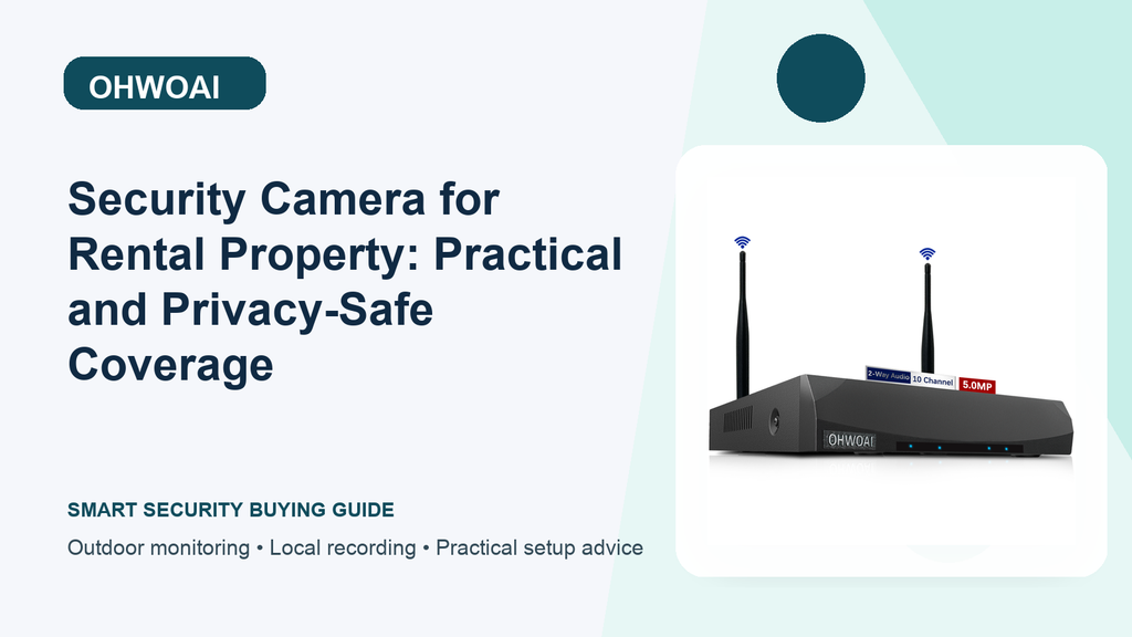 Security Camera for Rental Property: Practical and Privacy-Safe Coverage