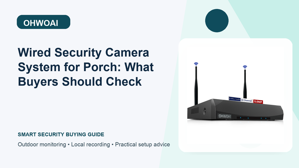 What Makes a Wired Security Camera System Reliable for the Porch?: Side Entrance