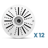 【Compatible Almost All Cameras Type】Universial Camera Junction Box Metal Universal Bullet Security Camera Junction Box Mount Bracket, Metal Indoor/Outdoor Camera Junction Box