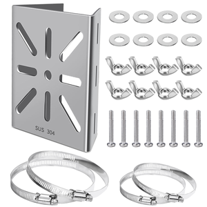 Universal Security Camera Mount Wall Mounting Brackets,Vertical Pole Mount for CCTV Camera,Pole Clamp Bracket,Outdoor Camera Mount Solar Panel Clamps Video Surveillance Equipment