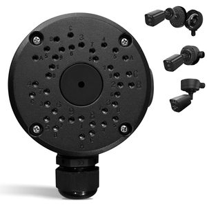New Upgrade Security Camera Junction Box,Universal IP Camera Mount,Security Camera Bracket Outdoor,Metal Aluminum Waterproof Security Camera Mount,Blink Camera Mount New Upgrade