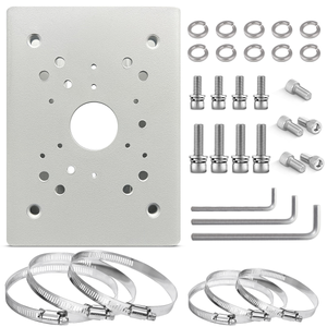 Universal Security Camera Mount Wall Mounting Brackets,Vertical Pole Mount for CCTV Camera Wall Mount,Pole Clamp Bracket,Solar Panel Clamps Outdoor Video Surveillance Equipment