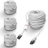《4×60 Feet》Ethernet Cable POE Cameras Systems Video Security Network Cable Security Surveillance POE Camera System