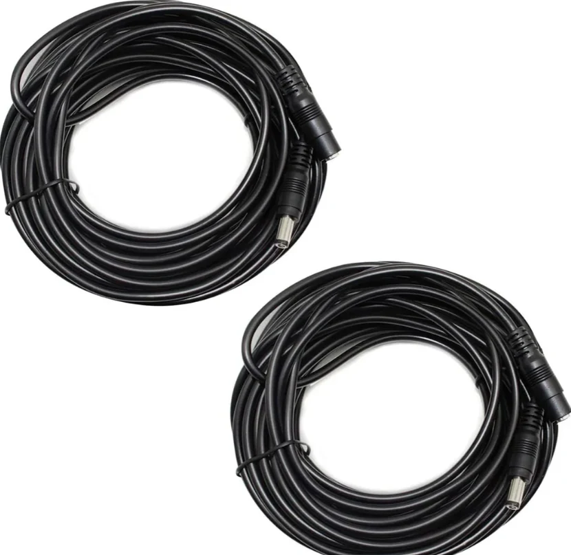Power Extension Cable 33ft,DC 12V Plug Power Adapter Extension Cable for CCTV Security Camera,IP Camera,NVR