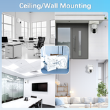 【Compatible with PTZ Cameras】 Security Camera Junction Box, Outdoor IP65 Waterproof CCTV Mounting Bracket, ABS Plastic Cable Concealment Box