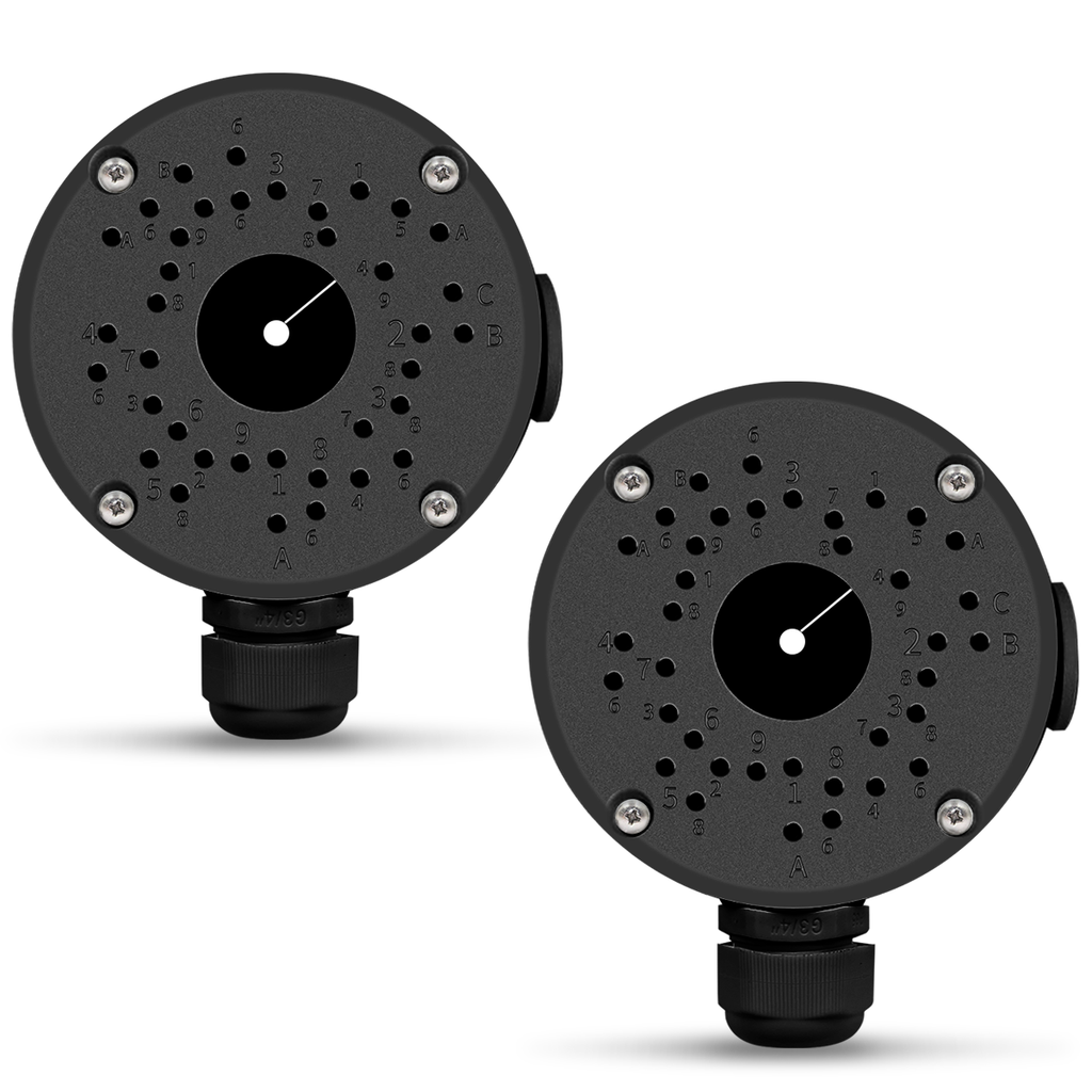 New Upgrade Security Camera Junction Box,Universal IP Camera Mount,Security Camera Bracket Outdoor,Metal Aluminum Waterproof Security Camera Mount,Blink Camera Mount New Upgrade