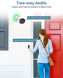 Extend Camera for Outdoor CCTV Security Camera System with 130°Wide Angle-Lens,8.0MP IP Wired Security Cameras,Home Surveillance Video Equipment