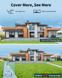 《122° Wide-Angle & 80FT Night Vision》Outdoor Wired Security Camera System,CCTV Cameras Outside, Video Surveillance Systems, Surveillance DVR Kits (Enjoy $10 Off Instantly)