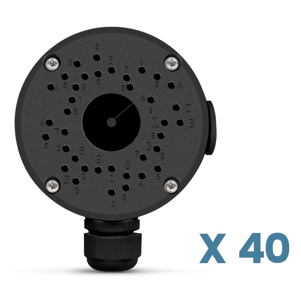 New Upgrade Security Camera Junction Box,Universal IP Camera Mount,Security Camera Bracket Outdoor,Metal Aluminum Waterproof Security Camera Mount,Blink Camera Mount New Upgrade
