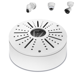 【Compatible Almost All Cameras Type】Universial Camera Junction Box Metal Universal Bullet Security Camera Junction Box Mount Bracket, Metal Indoor/Outdoor Camera Junction Box