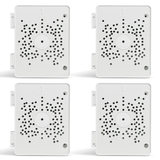 【Compatible with PTZ Cameras】 Security Camera Junction Box, Outdoor IP65 Waterproof CCTV Mounting Bracket, ABS Plastic Cable Concealment Box