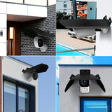 Camera Shelter, Backup Camera Rain Shield, Surveillance Camera Cover, Outdoor White Metal Security Camera Cover, Security Camera Housing Enclosure