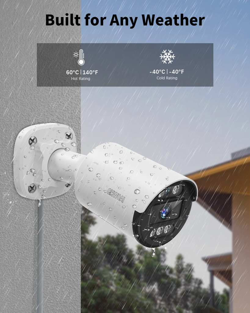 《122° Wide-Angle & 80FT Night Vision》Outdoor Wired Security Camera System,CCTV Cameras Outside, Video Surveillance Systems, Surveillance DVR Kits (Enjoy $10 Off Instantly)