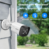 Wireless Security Camera System,6Pcs 5.0MP CCTV Home Wi-Fi IP Cameras,10 Channel NVR,AI Detection,Two-way Audio