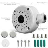 《Aluminum Waterproof》Junction Box for Security Camera Cable Hide Universal Junction Box for Outdoor Indoor Bullet Surveillance Camera System