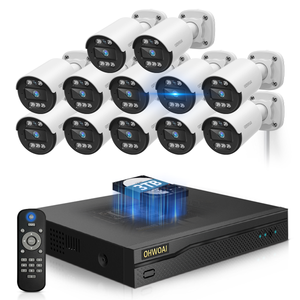 《122° Wide-Angle & 80FT Night Vision》Outdoor Wired Security Camera System,CCTV Cameras Outside, Video Surveillance Systems, Surveillance DVR Kits (Enjoy $20 Off Instantly)