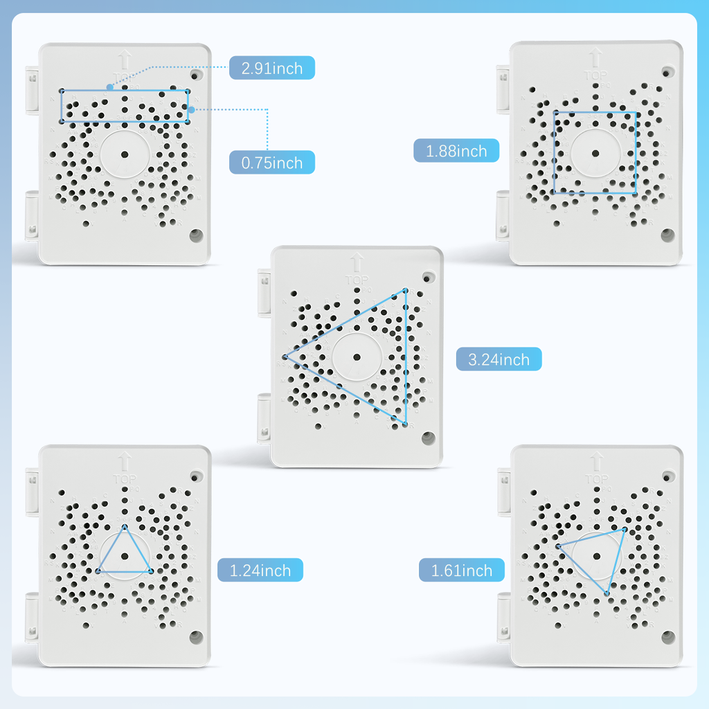 【Compatible with PTZ Cameras】 Security Camera Junction Box, Outdoor IP65 Waterproof CCTV Mounting Bracket, ABS Plastic Cable Concealment Box