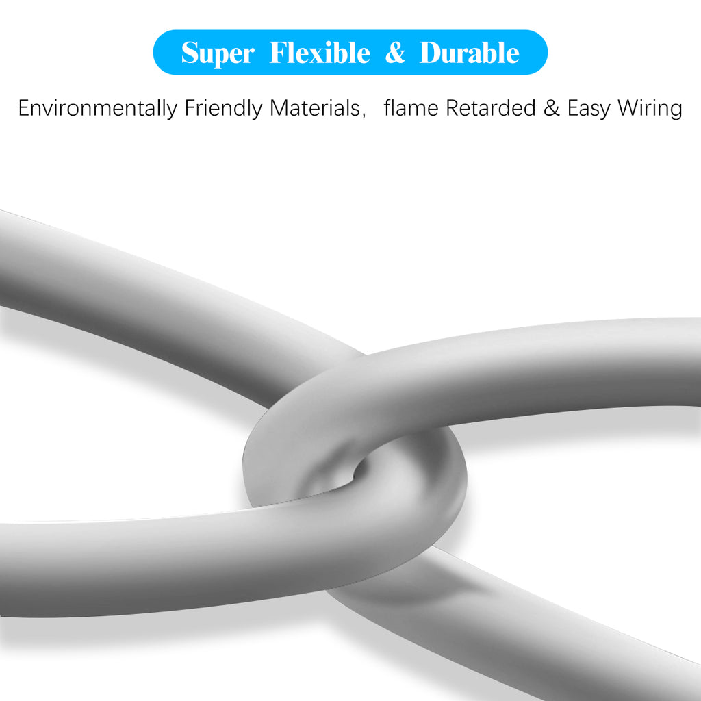 《4×60 Feet》Ethernet Cable POE Cameras Systems Video Security Network Cable Security Surveillance POE Camera System