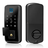 Smart Biometric Electronic Deadbolt,Passcode,Touchscreen Keypad,Fingerprint,Card Bluetooth Door Lock,Support Wi-Fi Gateway&Alexa