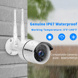 Wireless Security Camera Extend,3.0MP Ultra-HD Home Surveillance IR LED Camera Extend,Indoor&Outdoor IP Camera with Weatherproof/Night Vision