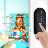 Smart Deadbolt,Electronic Door Lock with Keypad,Keyless Deadbolt Works with App/Fingerprint Digital Smart Door Lock,Ekeys Sharing,Auto Lock