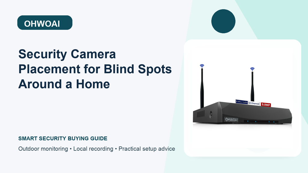 Security Camera Placement for Blind Spots Around a Home