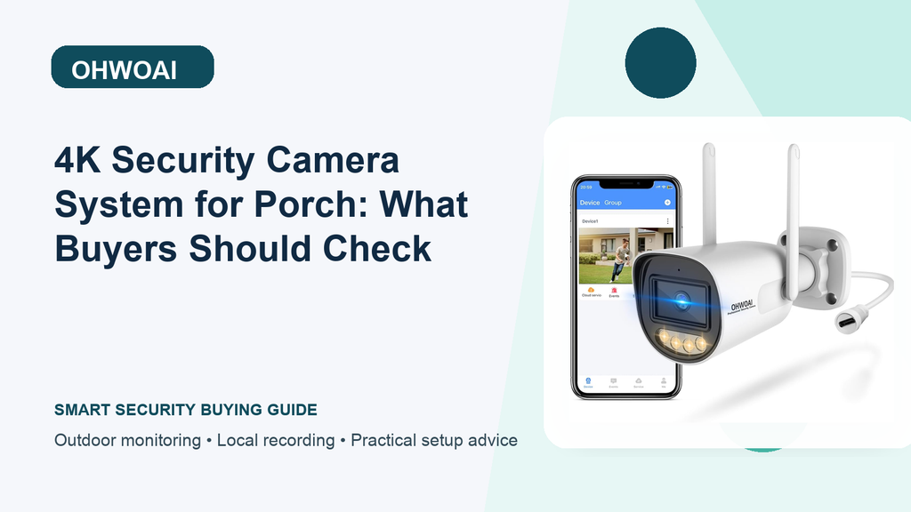 Porch Security Setup: 4K Security Camera System and False Alerts | OHWOAI