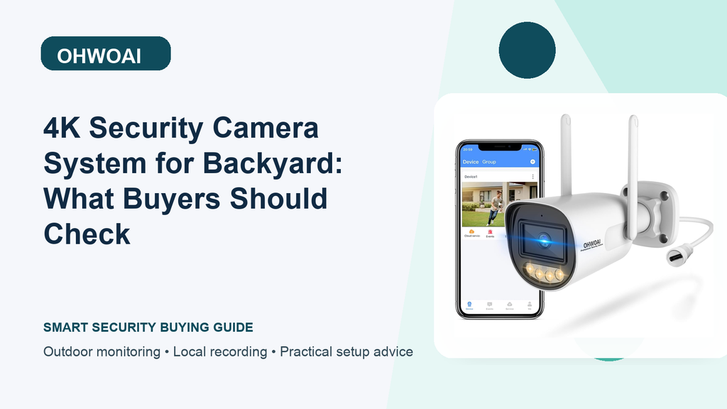 Is a 4K Security Camera System Right for the Backyard? Key Buying Checks: Storefront Safety | OHWOAI
