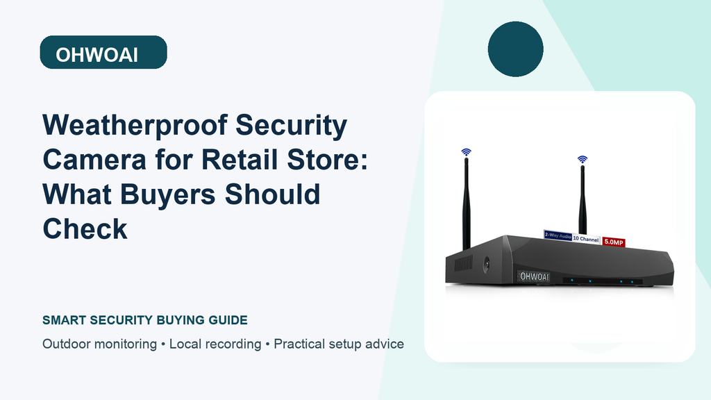 Weatherproof Security Camera for Retail Store: Parking Coverage Tips