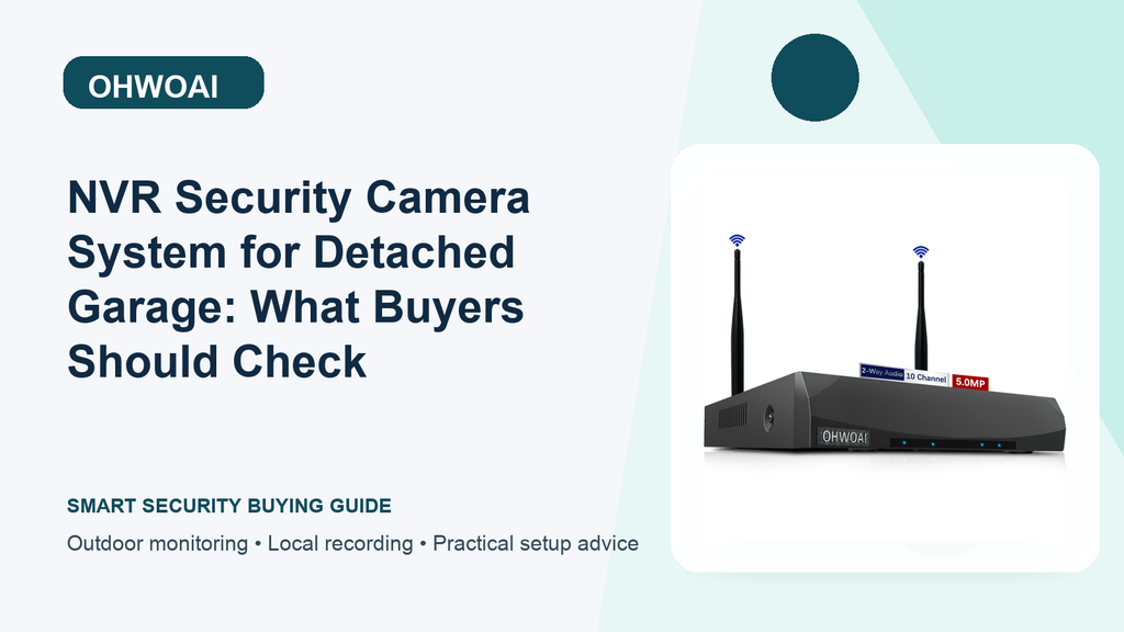 NVR Security Camera System Buying Questions for the Detached Garage: Cable Routing