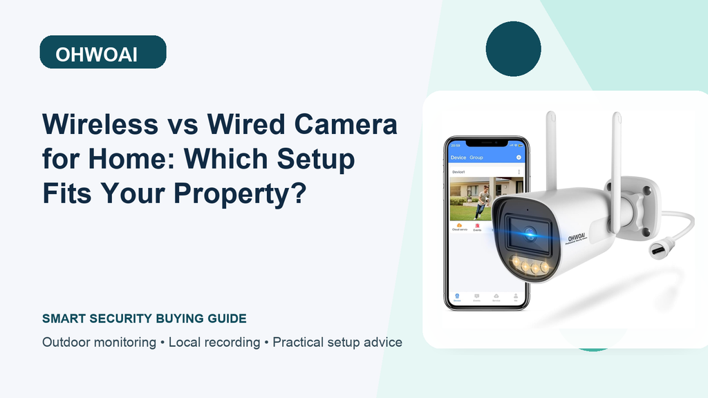 Wireless vs Wired Camera for Home: Which Setup Fits Your Property?