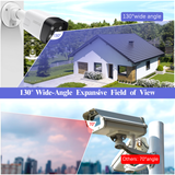 Sistema de Cámaras POE 4K, 8 cámaras de seguridad con cable de 8.0MP H.265+, Sistema de Vigilancia de Video Doméstico, NVR de 8MP/4K de 8 Canales, Detección de Humanos por Inteligencia Artificial, para Grabación 24/7, IP66