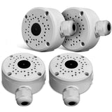 《Aluminum Waterproof》Junction Box for Security Camera Cable Hide Universal Junction Box for Camera Durable Housing for Outdoor Indoor Surveillance Camera System