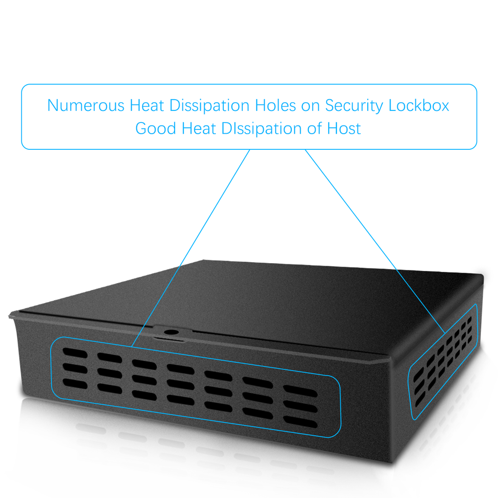 NVR/DVR Lock Box,Heavy Duty Steel 9.13