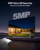 Two-Way Audio PoE Security Camera System Outdoor, 5MP Wired Cameras with 4K 8CH NVR Systems, Home Surveillance Video DVR Kits（Enjoy $10 Off Instantly）