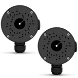 New Upgrade Security Camera Junction Box,Universal IP Camera Mount,Security Camera Bracket Outdoor,Metal Aluminum Waterproof Security Camera Mount,Blink Camera Mount New Upgrade