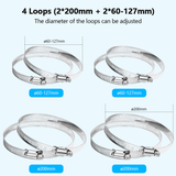 Universal Security Camera Mount Wall Mounting Brackets,Vertical Pole Mount Adapter Bracket for CCTV Camera,Pole Clamp,Solar Panel Clamps Outdoor Video Surveillance Equipment