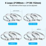 Universal Security Camera Mount Wall Mounting Brackets,Vertical Pole Mount for CCTV Camera Wall Mount,Pole Clamp Bracket,Solar Panel Clamps Outdoor Video Surveillance Equipment