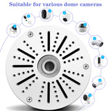 Caja de empalme universal para montaje de cámaras de seguridad tipo domo (paquete de 2), resistente al agua y montaje en pared/techo para cámaras IP