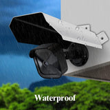 Universal Sun Rain Shade Metal Camera Cover Shield, for Outdoor/Indoor Dome/Bullet Security Cameras,Waterproof