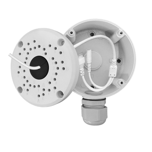Caja de Conexiones Impermeable de Aluminio para Ocultar Cables de Cámara de Seguridad. Caja de Conexiones Universal para Cámara. Carcasa Duradera para Sistemas de Cámaras de Vigilancia Bullet en Interiores y Exteriores