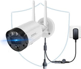 OHWOAI 《4K Ultra HD & 130°Wide Angle》Outdoor Wireless Expansion Camera for Security Systems, Home WiFi Video IP Surveillance Cameras