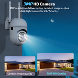 OHWOAI 2.4G/5G Wireless Security Camera for Home, 360-degree Indoor WiFi Cameras with Color Night Vision, 2-Way Audio