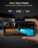 OHWOAI 《2-Way Audio & IP65 Waterproof》Wireless Outdoor PTZ Security Camera, Home WiFi Video Surveillance Cameras